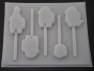 568sp Around Them Chocolate or Hard Candy Lollipop Mold